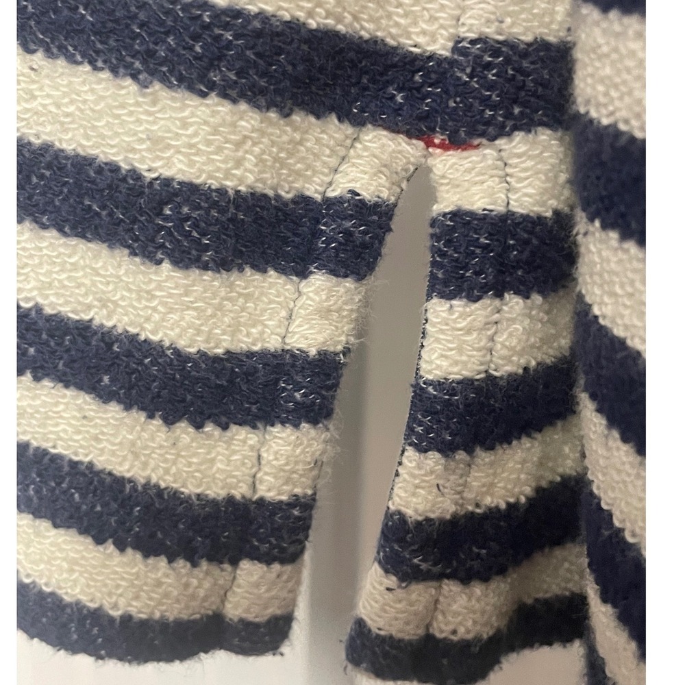 Vineyard Vines Dreamcloth Blue Stripe 1/4 Zip Pullover Women's Medium - Picture 7 of 12